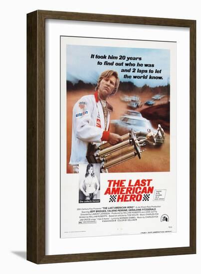 The Last American Hero, from Top: Jeff Bridges, Valerie Perrine, 1973-null-Framed Art Print