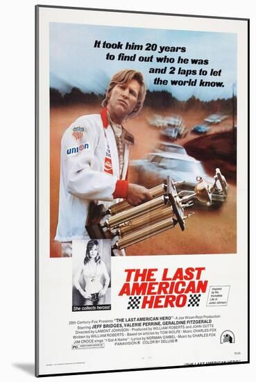 The Last American Hero, from Top: Jeff Bridges, Valerie Perrine, 1973-null-Mounted Art Print