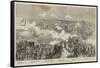 The Last Attack on Rome by the French-null-Framed Stretched Canvas