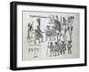 The Last Aztec Emperor Cuauhtemoc Surrenders, Plate-Spanish School-Framed Giclee Print