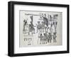 The Last Aztec Emperor Cuauhtemoc Surrenders, Plate-Spanish School-Framed Giclee Print