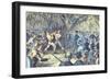 The Last Bare Knuckle Boxing Championship Fight in 1889-null-Framed Giclee Print