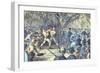 The Last Bare Knuckle Boxing Championship Fight in 1889-null-Framed Giclee Print