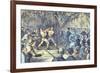 The Last Bare Knuckle Boxing Championship Fight in 1889-null-Framed Giclee Print