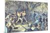 The Last Bare Knuckle Boxing Championship Fight in 1889-null-Mounted Giclee Print