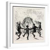 The Last Barrel of the Campaign. U.S., 1880 1881-null-Framed Giclee Print