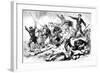 The Last Battle of the Communards May 1871, Paris Commune-null-Framed Giclee Print