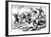 The Last Battle of the Communards May 1871, Paris Commune-null-Framed Giclee Print