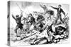 The Last Battle of the Communards May 1871, Paris Commune-null-Stretched Canvas