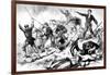 The Last Battle of the Communards May 1871, Paris Commune-null-Framed Giclee Print