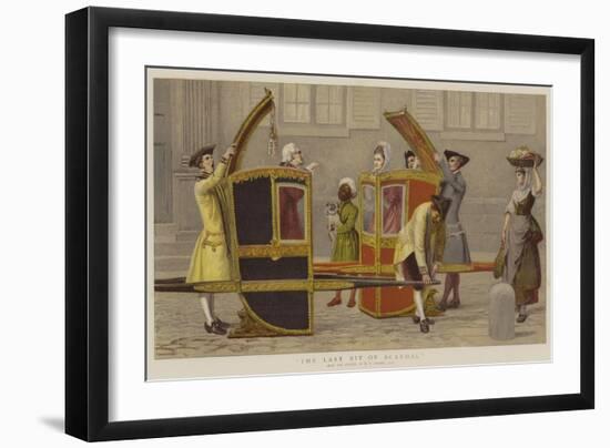 The Last Bit of Scandal-William Frederick Yeames-Framed Giclee Print