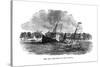 The Last Broadside of the Varuna, 1862-null-Stretched Canvas