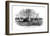 The Last Broadside of the Varuna, 1862-null-Framed Giclee Print