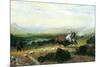 The Last Buffalo-Albert Bierstadt-Mounted Premium Giclee Print