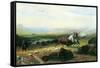 The Last Buffalo-Albert Bierstadt-Framed Stretched Canvas