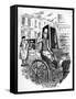 The Last Cab Driver, and the First Omnibus Cad, C1900-George Cruikshank-Framed Stretched Canvas