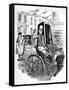 The Last Cab Driver, and the First Omnibus Cad, C1900-George Cruikshank-Framed Stretched Canvas