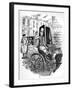 The Last Cab Driver, and the First Omnibus Cad, C1900-George Cruikshank-Framed Giclee Print