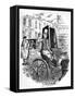 The Last Cab Driver, and the First Omnibus Cad, C1900-George Cruikshank-Framed Stretched Canvas