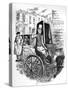 The Last Cab Driver, and the First Omnibus Cad, C1900-George Cruikshank-Stretched Canvas