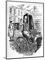 The Last Cab Driver, and the First Omnibus Cad, C1900-George Cruikshank-Mounted Giclee Print