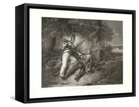 The Last Cartridge-Horace Vernet-Framed Stretched Canvas