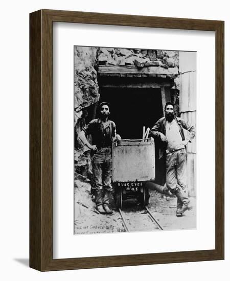 The Last Chance Mine, California, 1882 (B/W Photo)-American Photographer-Framed Giclee Print