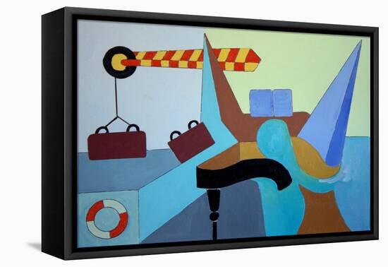 The Last Chance to Say Goodbye to the Steinway, 2009-Jan Groneberg-Framed Stretched Canvas