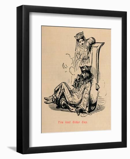 'The last Cider Cup', c1860, (c1860)-John Leech-Framed Premium Giclee Print