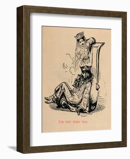 'The last Cider Cup', c1860, (c1860)-John Leech-Framed Giclee Print