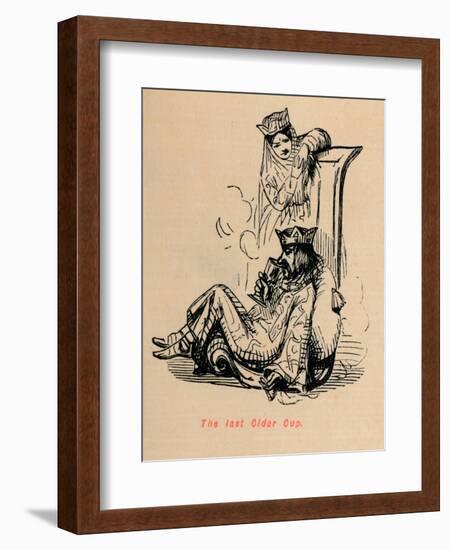 'The last Cider Cup', c1860, (c1860)-John Leech-Framed Giclee Print