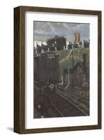 The Last Coach-Hans Baluschek-Framed Art Print