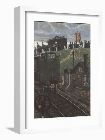 The Last Coach-Hans Baluschek-Framed Art Print