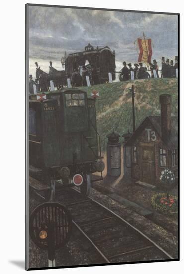 The Last Coach-Hans Baluschek-Mounted Art Print