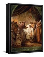 The Last Communion of Saint Louis, 1823-Ary Scheffer-Framed Stretched Canvas