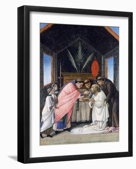 The Last Communion of St Jerome, C1495-Sandro Botticelli-Framed Giclee Print