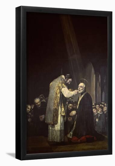 The Last Communion of St Joseph of Calasanz', 1819, Oil on canvas, 250 x 180 cm-Francisco José de Goya y Lucientes-Framed Poster
