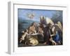 The Last Communion of St. Mary of Egypt-Marcantonio Franceschini-Framed Art Print