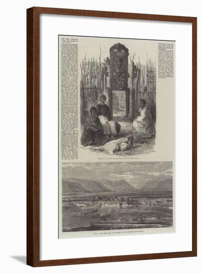 The Last Conflict with the Maories in New Zealand-null-Framed Giclee Print