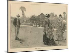 The Last Croquet Game of the Season-null-Mounted Giclee Print