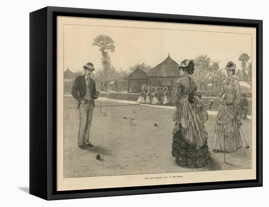 The Last Croquet Game of the Season-null-Framed Stretched Canvas