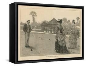 The Last Croquet Game of the Season-null-Framed Stretched Canvas