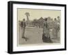 The Last Croquet Game of the Season-Arthur Hopkins-Framed Giclee Print