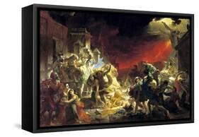 The Last Day of Pompeii, 1833-Karl Briullov-Framed Stretched Canvas