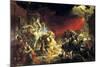 The Last Day of Pompeii, 1833-Karl Briullov-Mounted Giclee Print