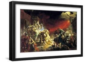 The Last Day of Pompeii, 1833-Karl Briullov-Framed Giclee Print