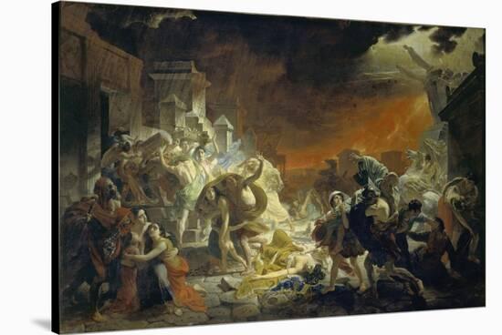 The Last Day of Pompeii, 1833-Karl Pavlovich Briullov-Stretched Canvas