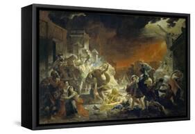 The Last Day of Pompeii, 1833-Karl Pavlovich Briullov-Framed Stretched Canvas