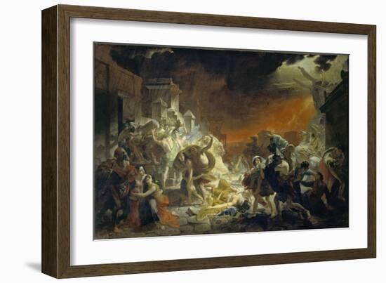 The Last Day of Pompeii, 1833-Karl Pavlovich Briullov-Framed Giclee Print