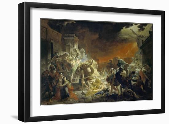 The Last Day of Pompeii, 1833-Karl Pavlovich Briullov-Framed Giclee Print